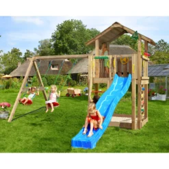 Lektorn Jungle Gym Chalet 2.1 Swing Modul Rutschkana & Sand