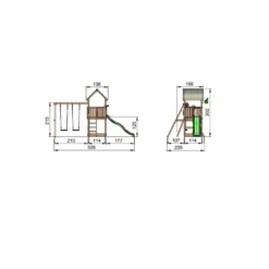 Lektorn Jungle Gym Club Komplett Inkl Swing Modul X'tra