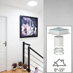 Ljustunnel Velux TCF för Platt Tak Flexrör