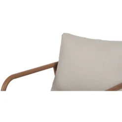 Loungegrupp ENVY DESIGN Olga 2-sitssoffa med 2st fåtöljer och bordFärg: Trä/natur