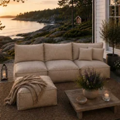 Loungegrupp Jabo Visby 3-sits med Fotpall