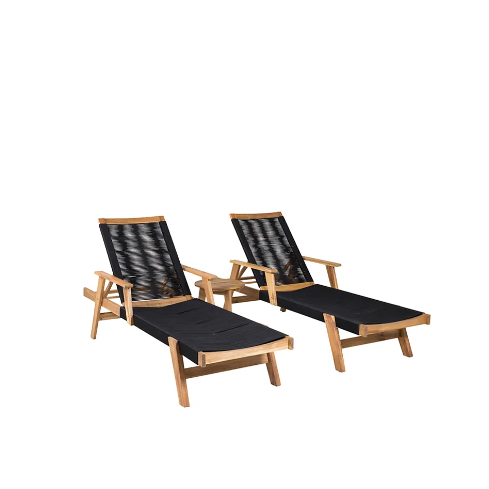 Loungeset Venture Home Little John med Chania Bord Utomhus