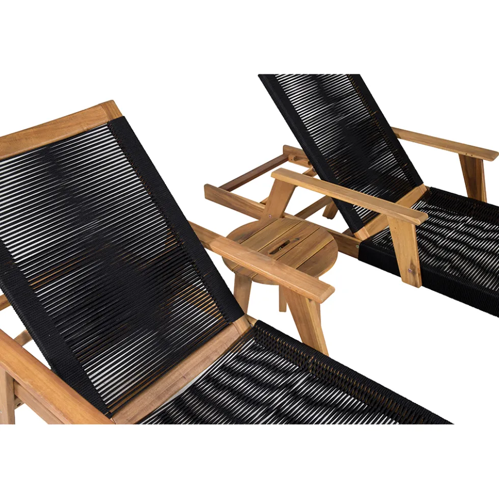 Loungeset Venture Home Little John med Chania Bord Utomhus