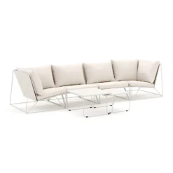Loungesoffa Comfort Garden Usteryd utomhus rak 4-sits soffa