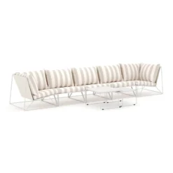 Loungesoffa Comfort Garden Usteryd utomhus rak 5-sits soffa
