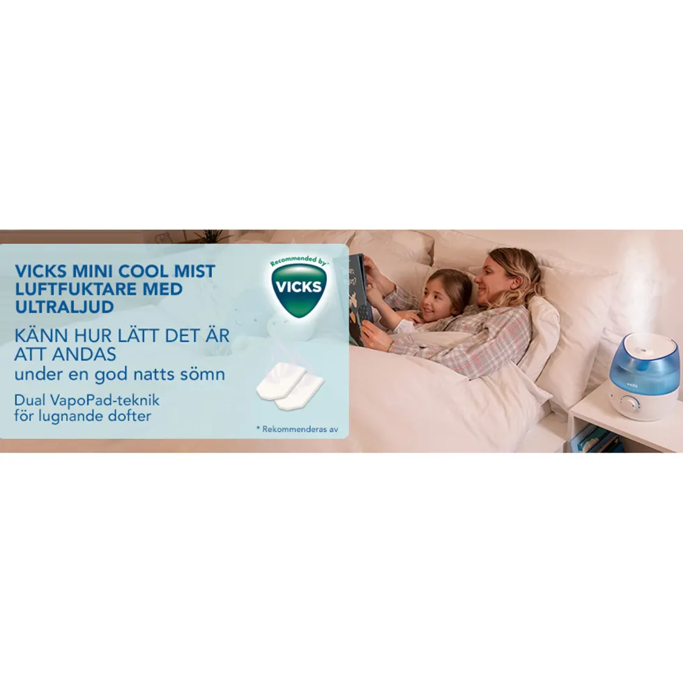 Luftfuktare Mini Cool Mist Ultrasonic VUL525