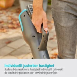 Lövblåsare Gardena PowerJet 18V P4A Komplett (2,5Ah batteri + standardladdare)