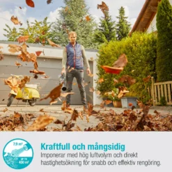 Lövblåsare Gardena PowerJet 18V P4A Komplett (2,5Ah batteri + standardladdare)