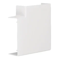 L-Vinkel till Matarkanal Hager Flexibel LF/LFH 40 x 110 mm Halogenfri Vit RAL 9016