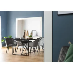 Matbord In Living Indy Glas180 cm