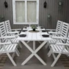Matgrupp Baltic Garden Scottsdale 190 Med 6 Båstad Stolar