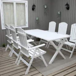 Matgrupp Baltic Garden Scottsdale 190 Med 6 Kungshamn Stolar