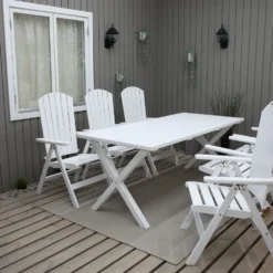 Matgrupp Baltic Garden Scottsdale 190 Med 6 Kungshamn Stolar