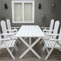 Matgrupp Baltic Garden Scottsdale 190 Med 6 Kungshamn Stolar