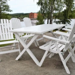 Matgrupp Baltic Garden Scottsdale 190 Med 6 Kungshamn Stolar