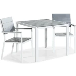 Matgrupp Utomhus Comfort Garden Tunis 90 med 2 StapelTrädgårdsstolarUtan Dynor