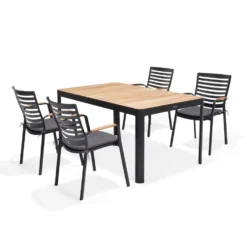 Matgrupp Utomhus LifestyleGarden Portals 161 cm 4 karmstolar