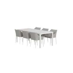 Matgrupp Utomhus Venture Home Break 90x205 cm med 6 st Spoga Trädgårdsstolar
