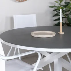 Matgrupp Utomhus Venture Home Copacabana med 4 Aspen Trädgårdsstolar