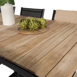 Matgrupp Utomhus Venture Home Meya 160/240 med 8 Siri Trädgårdsstolar