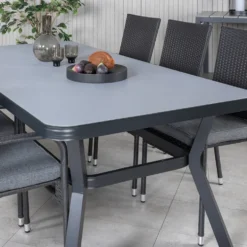 Matgrupp Utomhus Venture Home Vyn med 6 Hanna Trädgårdsstolar