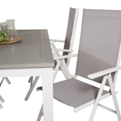 Matgrupp Venture Home Aleyna 160/240 med 4 Bront Matstolar
