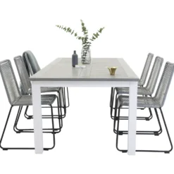 Matgrupp Venture Home Aleyna 224/324 med 6 Leon Stolar