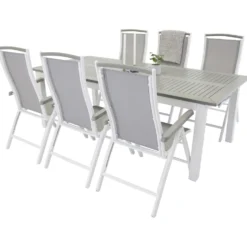 Matgrupp Venture Home Aleyna 224/324 med 6 Stolar
