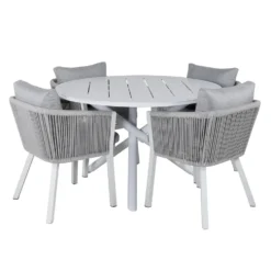 Matgrupp Venture Home Alma med 4 Virya Stolar