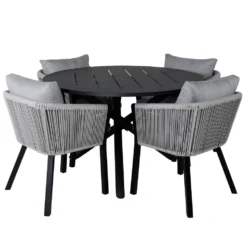 Matgrupp Venture Home Alma med 4 Virya Stolar