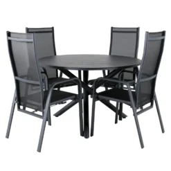 Matgrupp Venture Home Ande med 4 Cubb Recliner Matstolar