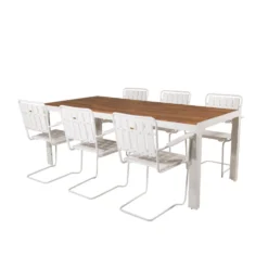 Matgrupp Venture Home Berfin med 6 Hollywood Stolar