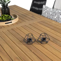 Matgrupp Venture Home Caisa 220 med 6 Berfin Karmstolar