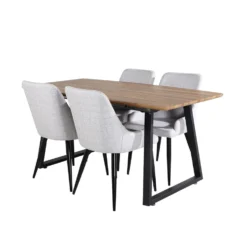 Matgrupp Venture Home Ina med 4 Plake Stolar