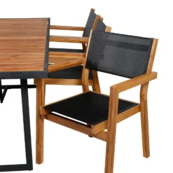 Matgrupp Venture Home King med 6 Veni Stapelbara Matstolar