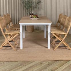 Matgrupp Venture Home Mendi med 6 Cane Stolar