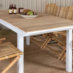 Matgrupp Venture Home Mendi med 6 Cane Stolar
