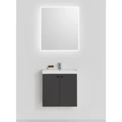 Möbelpaket Hafa Neat 550 med Luckor och Spegel Store Square LED