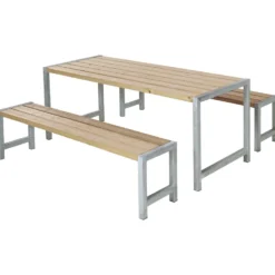 Möbelset PLUS Plankset Thermowood Utomhus