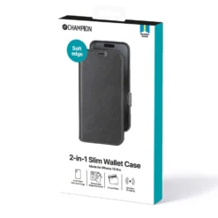 Mobilskal Champion 2-in-1 Slim wallet iPhone 15 Pro