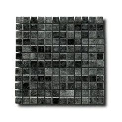 Mosaik Lhådös Glasmosaik Svart 2,5x2,5 cm