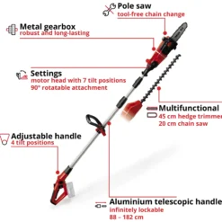 Multimaskin Einhell PXC GE-HC 18 Li T Solo Utan Batteri