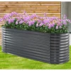 Odlingslåda Metalcraft Galvaniserat Stål 240 cm