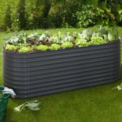 Odlingslåda Metalcraft Galvaniserat Stål 240 cm