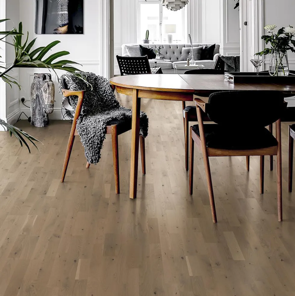 Parkettgolv Kährs Beyond Retro Frozen Hazelnut Ultramatt Lack Ek 3-Stav