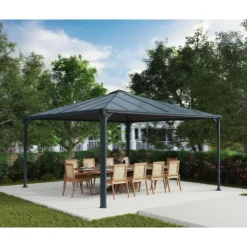 Paviljong Canopia by Palram Milano med Stabil Aluminiumprofil och Polykarbonattak