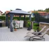 Paviljong Metalcraft med Paviljongväggar