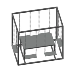 Pergolagunga Jabo Med Bord För 6 Personer 2200x1400x2100 mm