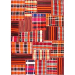 Persisk Patchworkmatta Arkiio Flerfärgad 164x236