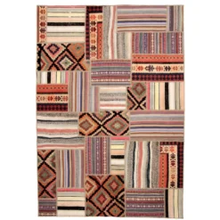 Persisk Patchworkmatta Arkiio Shiraz/Azerbajdzjan Flerfärgad 160x231